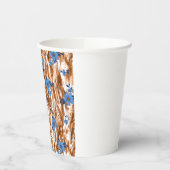 Allover-Blume Pappbecher (Links)