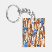 Allover-Blume Schlüsselanhänger (Vorderseite links)