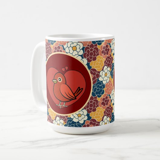 allover flower design kaffeetasse (Vorderseite Links)