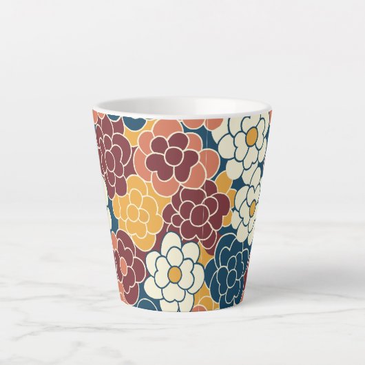 Allover flower design milchtasse (Vorderseite)