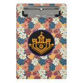 allover flower design mini klemmbrett (Vorderseite)