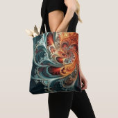 Allover Fraktal Print Tasche (Von Nahem)