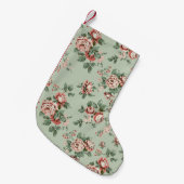 Allover multi motif flowers ornament Seamless patt Kleiner Weihnachtsstrumpf (Vorderansicht (hängend))