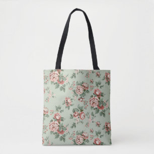 Allover multi motif flowers ornament Seamless patt Tasche