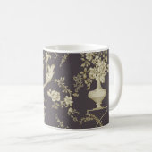 Allover Multimotif-Blume-Ornament Nahtloses Stück Kaffeetasse (VorderseiteRechts)