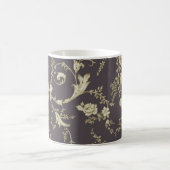 Allover Multimotif-Blume-Ornament Nahtloses Stück Kaffeetasse (Mittel)