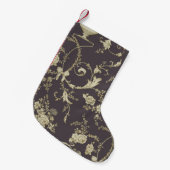 Allover Multimotif-Blume-Ornament Nahtloses Stück Kleiner Weihnachtsstrumpf (Vorderansicht (hängend))