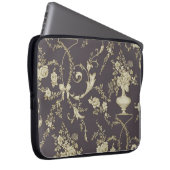 Allover Multimotif-Blume-Ornament Nahtloses Stück Laptopschutzhülle (Vorne Rechts)