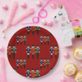 Allover Nutcrackers, Red Paper Party Teller (Party)