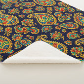 Allover-Paisley Sherpadecke (3/4)