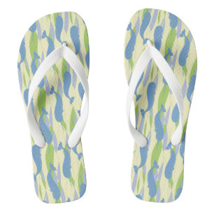 Allover Print Flip Flops Badesandalen
