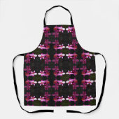 Allover Print Schürze Lila Orchid Trio (Vorderseite)