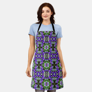 Allover Print Schürze Wild Violets