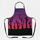 Allover Print Schürze Wüste Sonnenuntergang mit/Sc (Vorderseite)