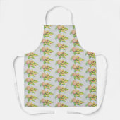 Allover Print Schürzen Peaches (Vorderseite)