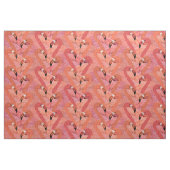 Allover rosa Flamingo Muster Stoff (Fat Quarter (45,7 x 55,9 cm))