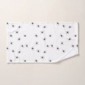 Allover Spiders Halloween Badhandtuch Set (Handtuch)