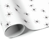 Allover Spiders Halloween Geschenkpapier (Rolleneckpunkt)