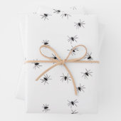 Allover Spiders Halloween Geschenkpapier Set (Beispiel)