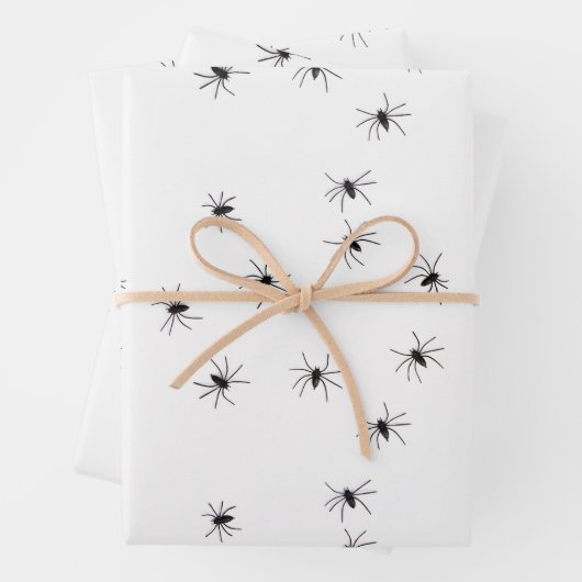 Allover Spiders Halloween Geschenkpapier Set (Beispiel)