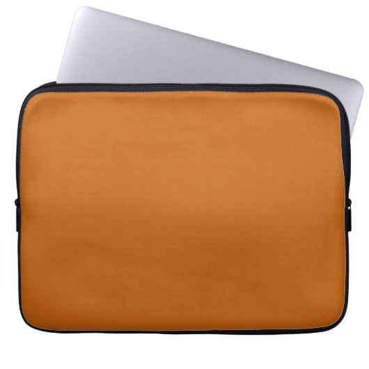 Alloy orange (Vollfarbe) Laptopschutzhülle (Vorderseite)