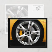Alloy Wheel Postkarte (Vorne/Hinten)