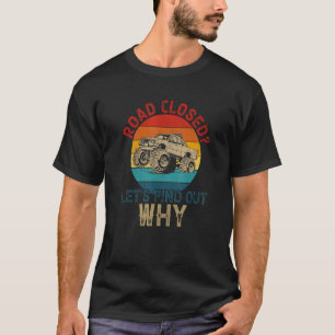 Allrad-Antrieb Geländewagen Oldtimer Retro 70er 80 T-Shirt