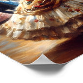 allroom Dancing Dancer Dance Poster (Ecke)