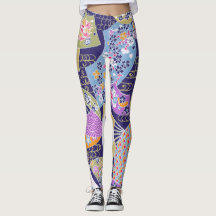 Allround-Print-Leggings - Japanisches Handgebläse-