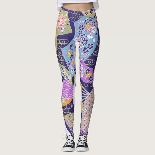 Allround-Print-Leggings - Japanisches Handgebläse- Leggings (Vorderseite)