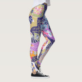 Allround-Print-Leggings - Japanisches Handgebläse- Leggings (Rechts)
