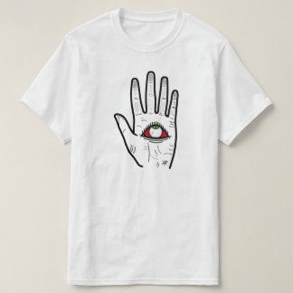 Allsehende Hand Auge T-Shirt