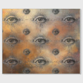 Allsehendes Auge Geschenkpapier (Flach)