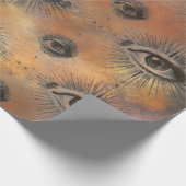 Allsehendes Auge Geschenkpapier (Ecke)