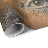 Allsehendes Auge Geschenkpapier (Rolleneckpunkt)