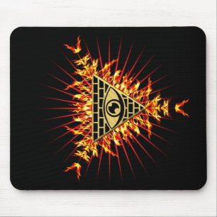 Allsehendes Auge Gottes, Pyramide, Vorsehung Mousepad