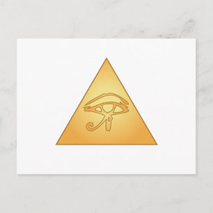 Allsehendes Auge / Horusauge: Postkarte