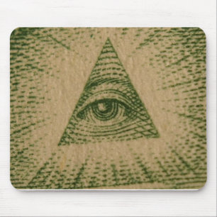 allsehendes Auge Mousepad