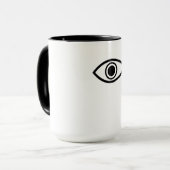 allsehendes Auge Tasse (Vorderseite Links)