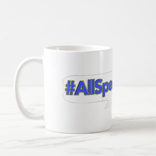 #AllSpeechMatters Tassen-Waren Kaffeetasse (Links)