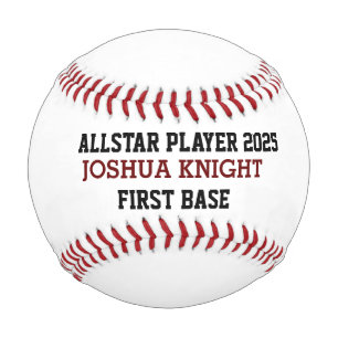 ALLSTAR Baseball Personalisiert Baseball Game Ball