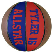 Allstar Crimson und Blue Basketball (Vertikal)