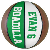 Allstar Green White Basketball (Vertikal)