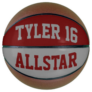 Allstar Red und Grau Basketball