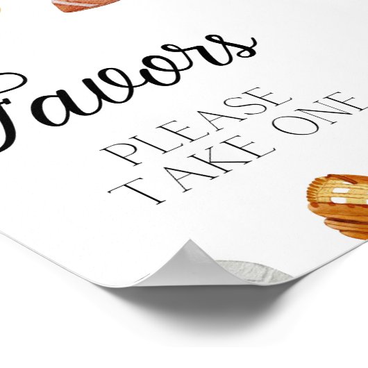 Allstar Sports Baby Duschgel 12x18 Poster (Ecke)