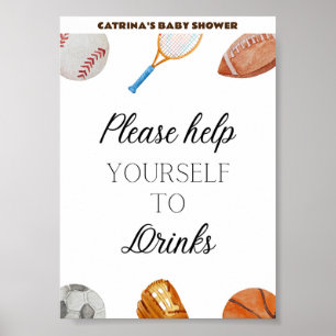 Allstar Sports Baby Duschgel 12x18 Poster