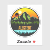 Allstedt, Deutschland Aufkleber (Blatt)