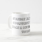 Alltag - besser für dich selbst kaffeetasse (Vorderseite Links)