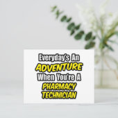 Alltag ist ein Abenteuer .. Pharmazeutischer Unter Postkarte (Stehend Vorderseite)