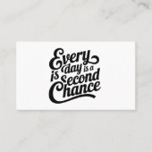 Alltag ist eine Chance Visitenkarte (Vorderseite)